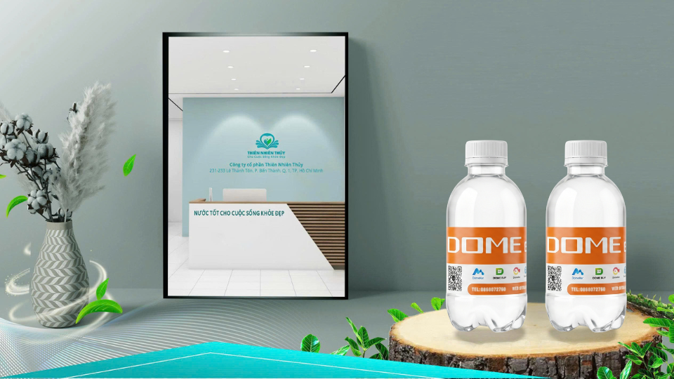 Gia công nước đóng chai 250ml - DOME
